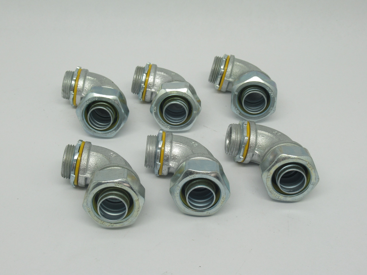 Eaton Crouse-Hinds LTB7590 Liquidator Connector 90 Deg. 3/4" *LOT OF 6* USED