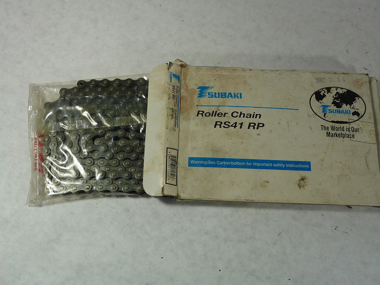 Tsubaki RS41RP Roller Chain 240 Links 10 Feet ! NEW !