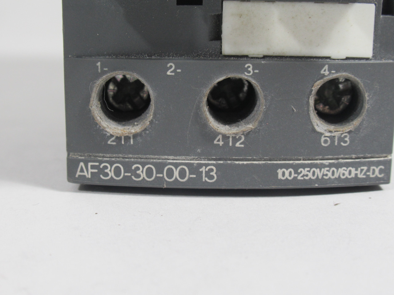 ABB AF30-30-00-13 Contactor 100-250VDC 50/60Hz *Missing Auxiliary Block* USED