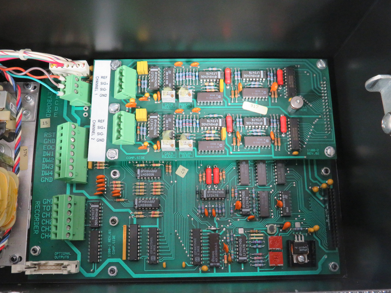 Link 1100-2CH System 1100 Tonnage Monitor *Cosmetic Damage/No Key* USED