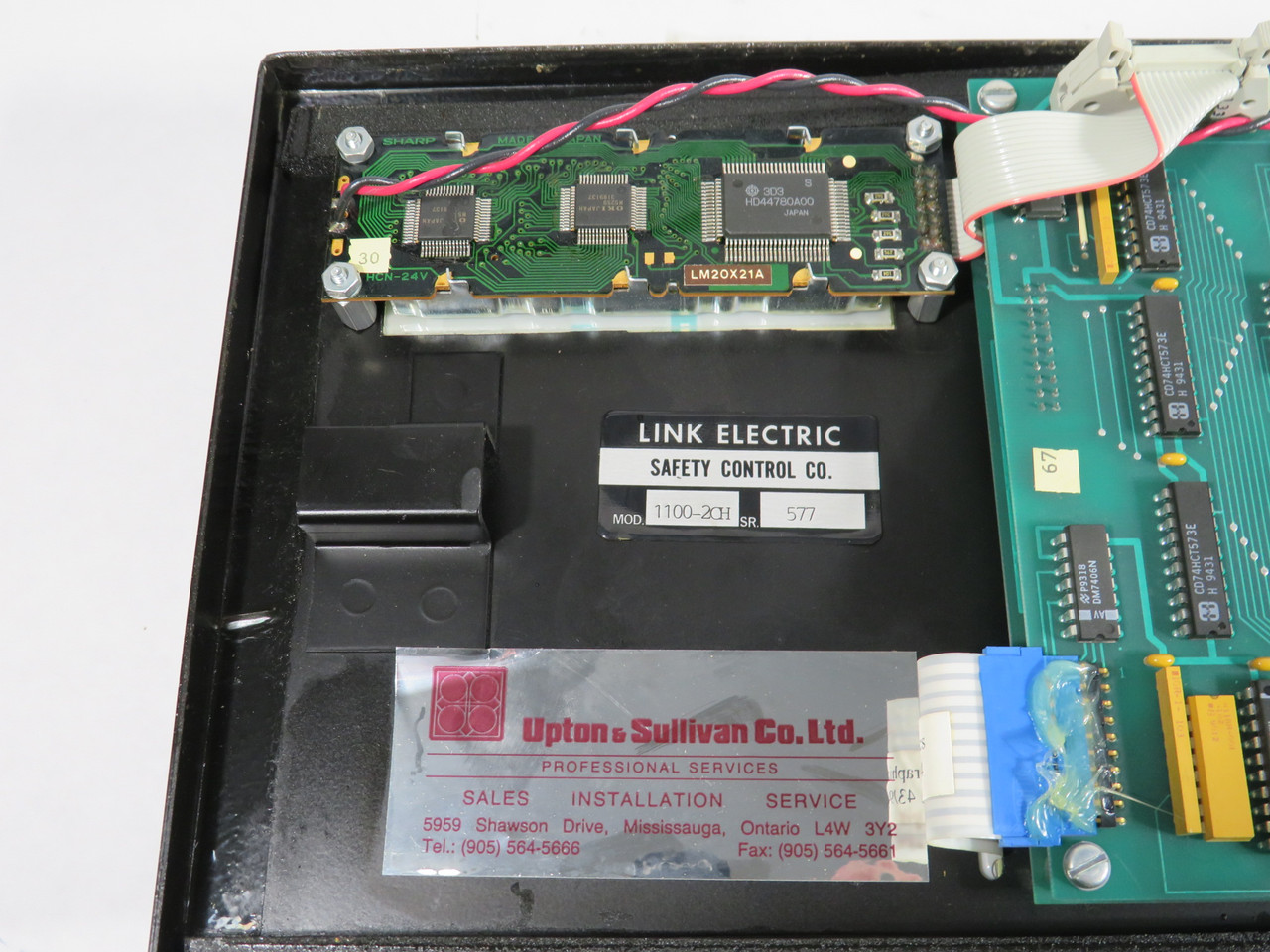 Link 1100-2CH System 1100 Tonnage Monitor *Cosmetic Damage/No Key* USED