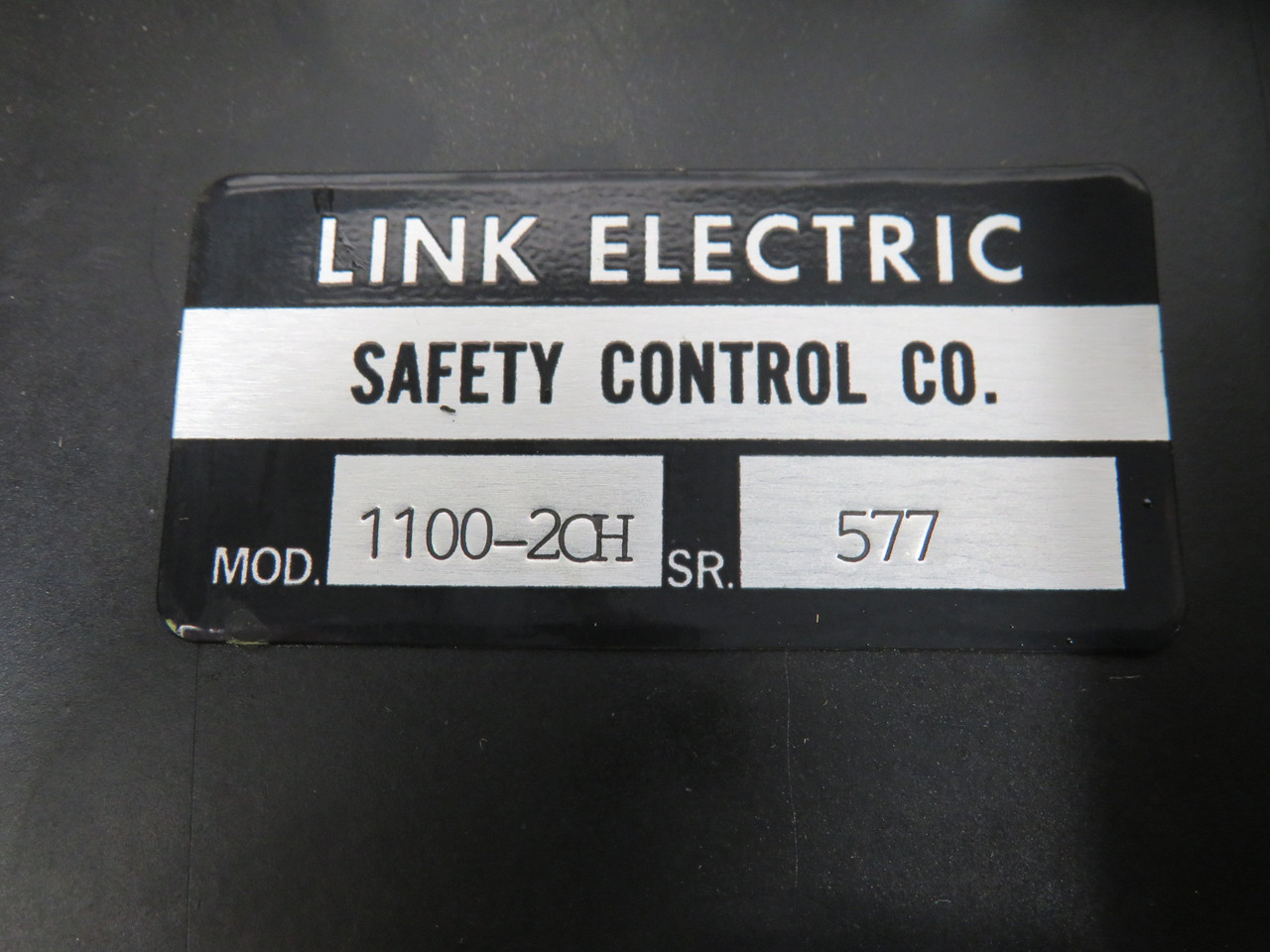Link 1100-2CH System 1100 Tonnage Monitor *Cosmetic Damage/No Key* USED