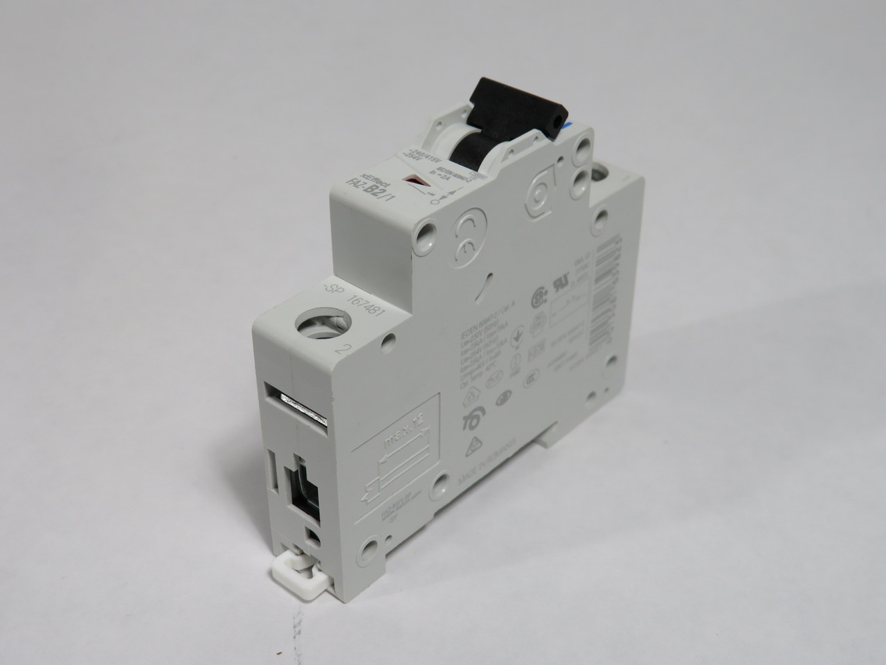 Eaton FAZ-B2/1-SP Miniature Circuit Breaker 2A 15kA 240/415/254V 1-Pole NEW