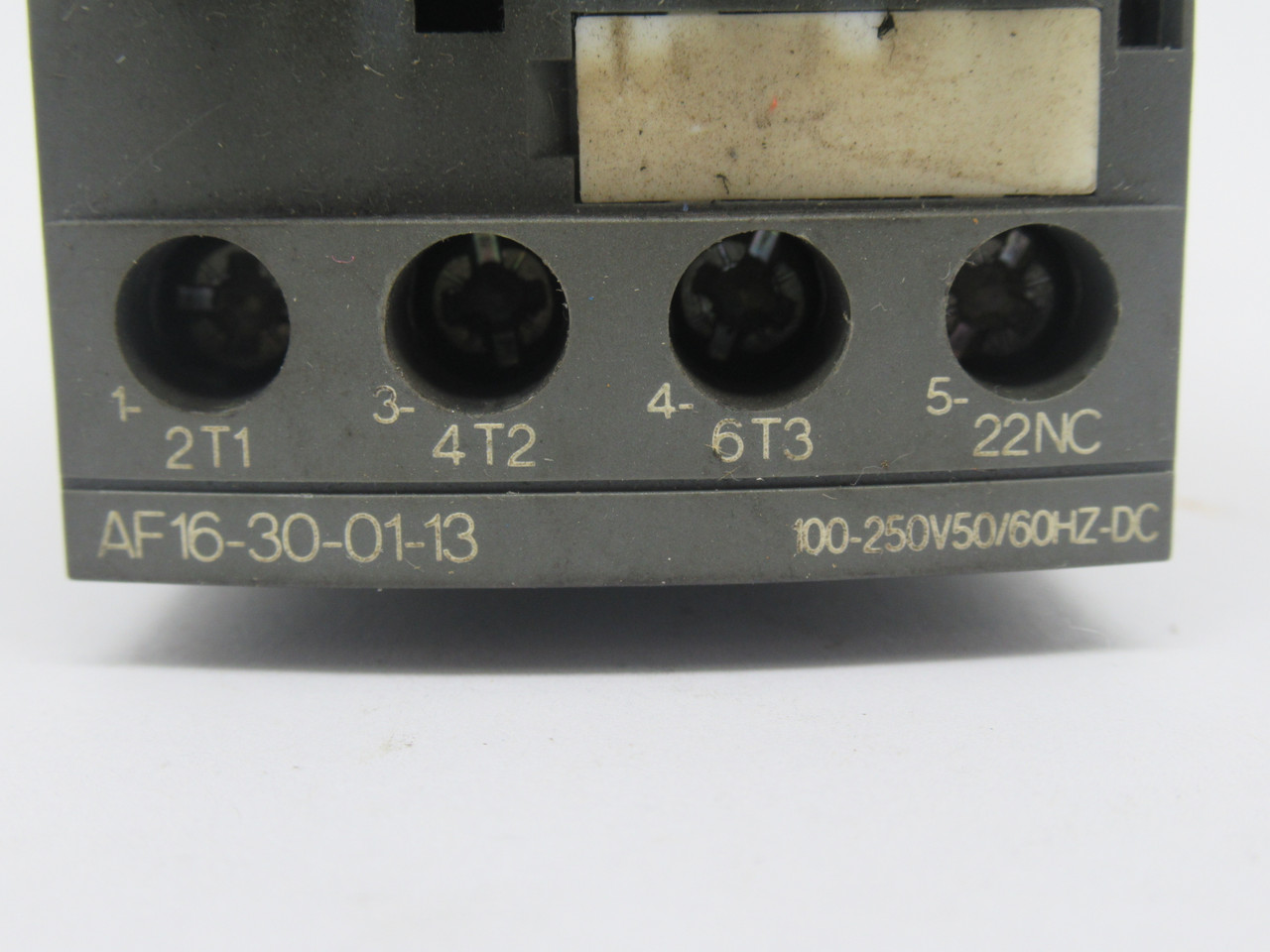 ABB AF16-30-01-13 Contactor 100-250V 50/60Hz 3-Pole *STAINED* USED