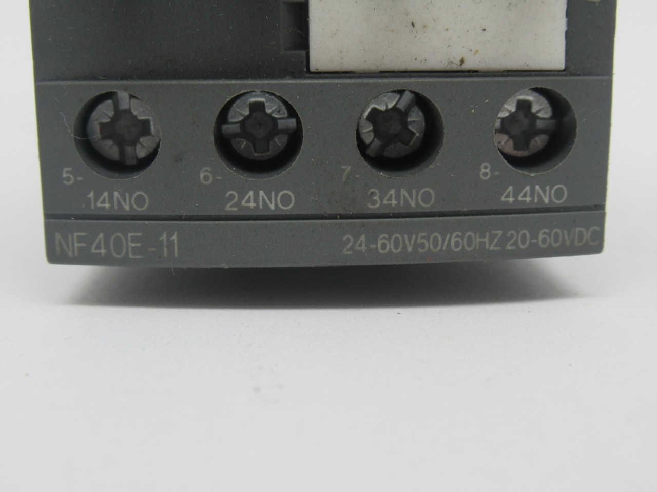 ABB NF40E-11 Contactor Relay 24-60VAC 50/60Hz 20-60VDC 4-Pole USED