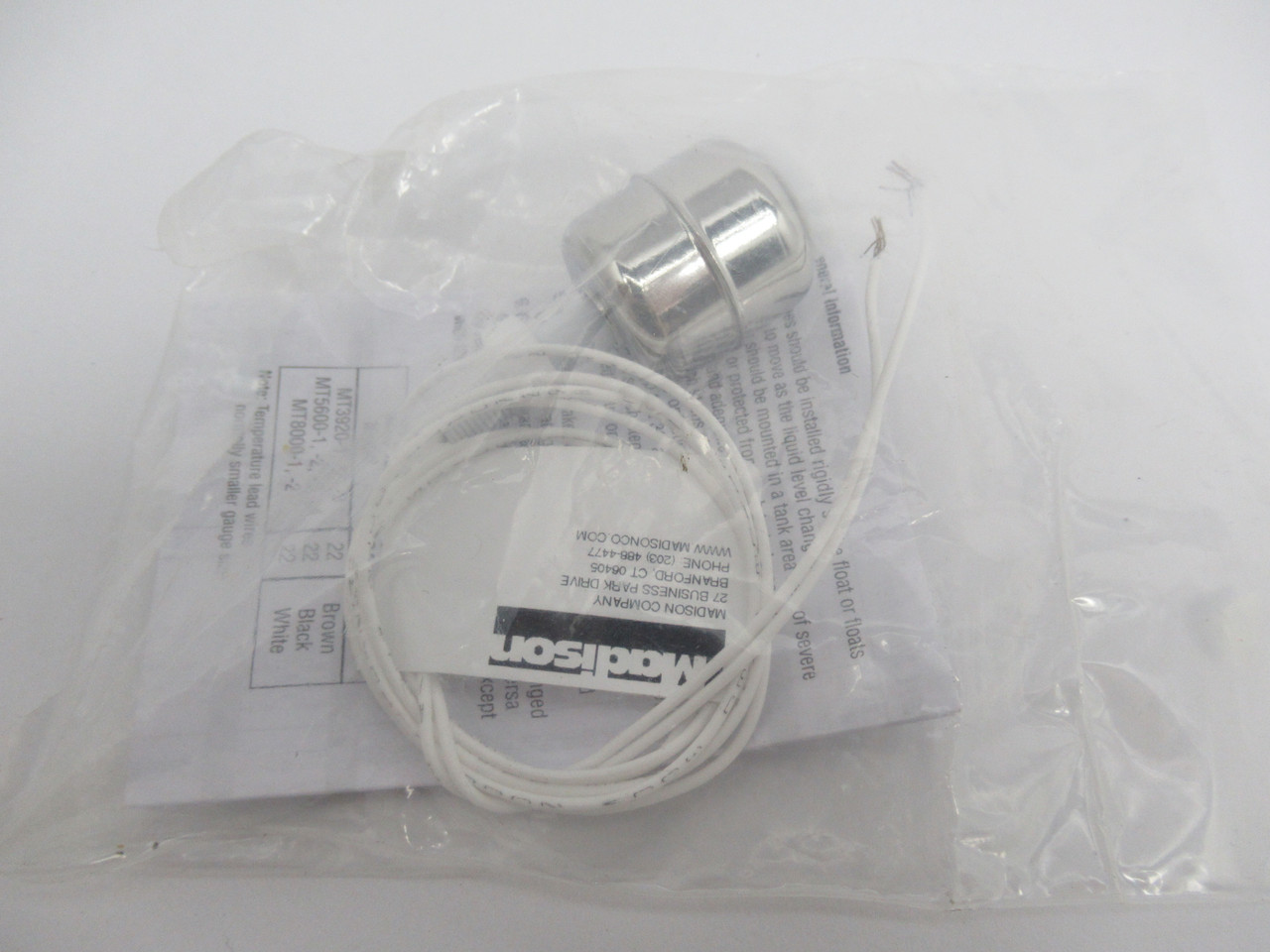 Madison M9250 Single Point Liquid Level Switch 300PSI NWB