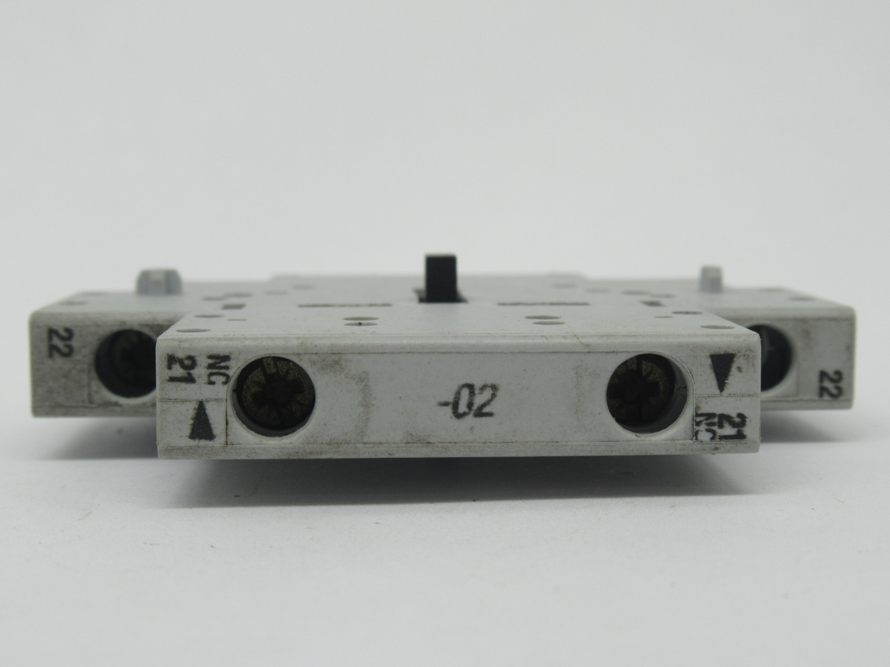 Sprecher + Schuh CM7-02 Interlock Auxiliary Contact Block 2NC 10A 600VAC USED