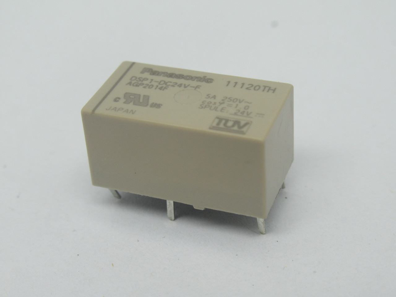 Panasonic DSP1-DC24V-F General Power Relay 24VDC 5A *20-Pack* NWB
