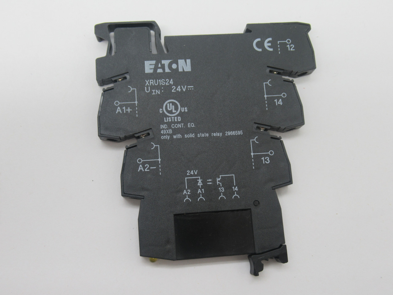 Eaton XRU1S24 Terminal Block Relay 24VDC *10-Pack* DAMAGED BOX NEW