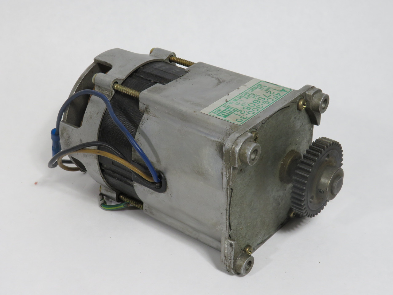 Matsushita 4FCG-30D-30 AC Gearmotor 1:30 Ratio 14W 55RPM 100V 0.6A 7uF USED