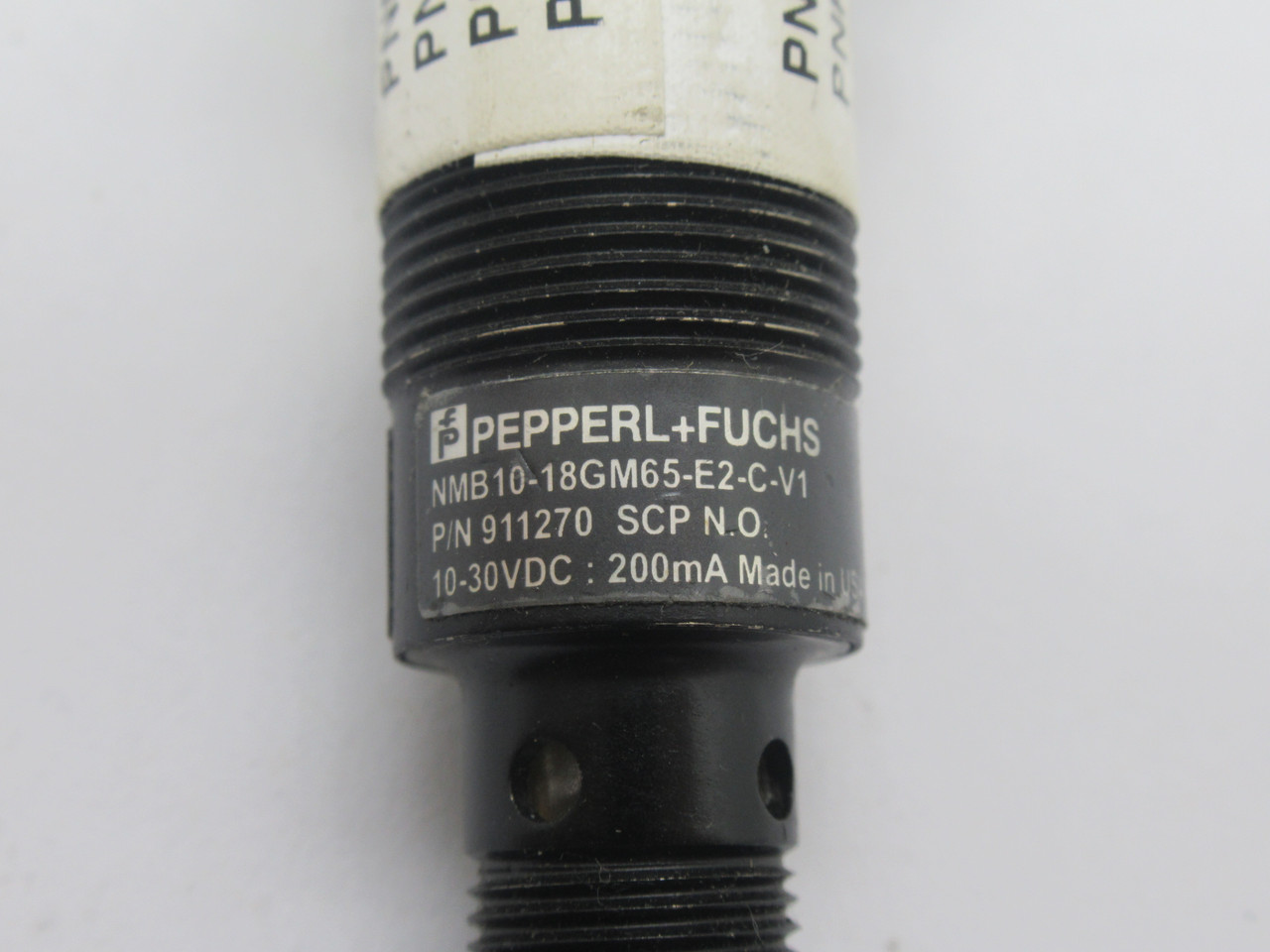 Pepperl+Fuchs NMB10-18GM65-E2-C-V1 Inductive Proximity Sensor 10mm Range USED