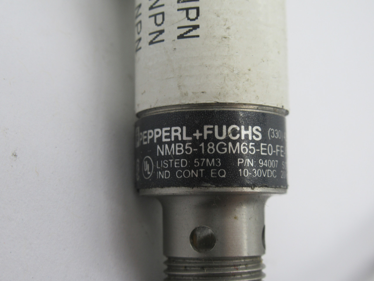 Pepperl+Fuchs NMB5-18GM65-E0-FE-V1 Inductive Proximity Sensor 5mm Range USED