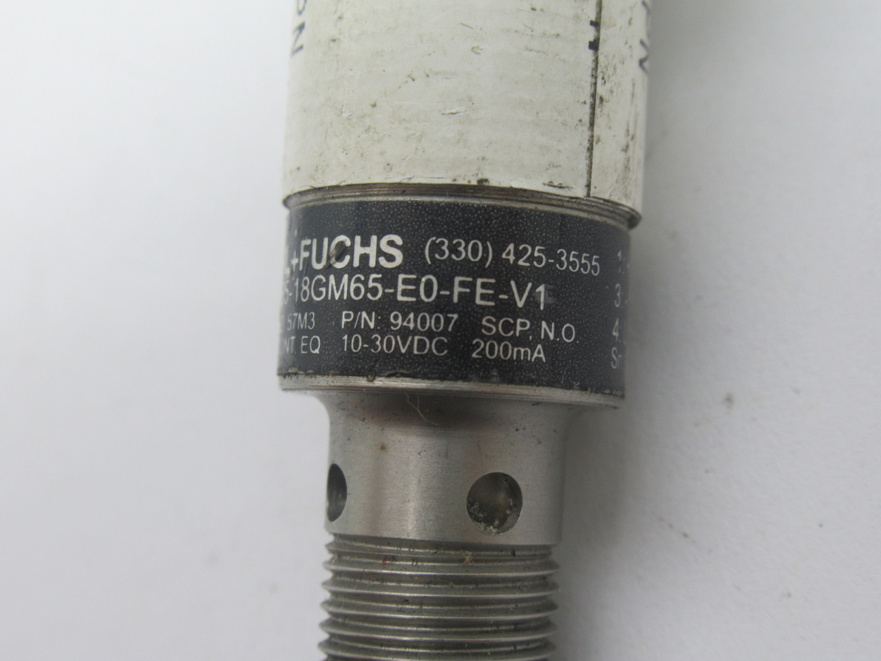 Pepperl+Fuchs NMB5-18GM65-E0-FE-V1 Inductive Proximity Sensor 5mm Range USED