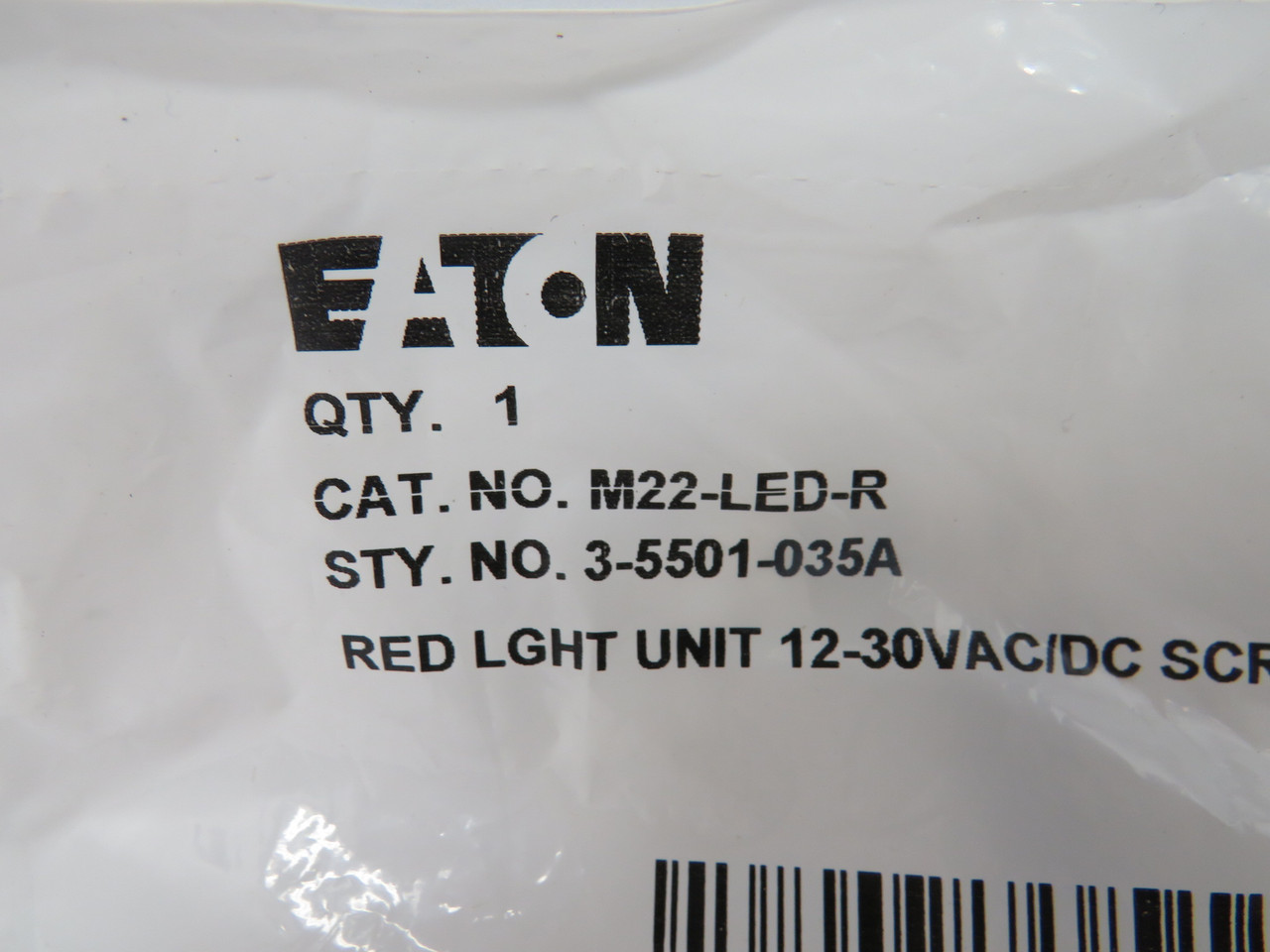 Eaton M22-LED-R Contact Block w/Red LED 12-30VAC/DC NWB