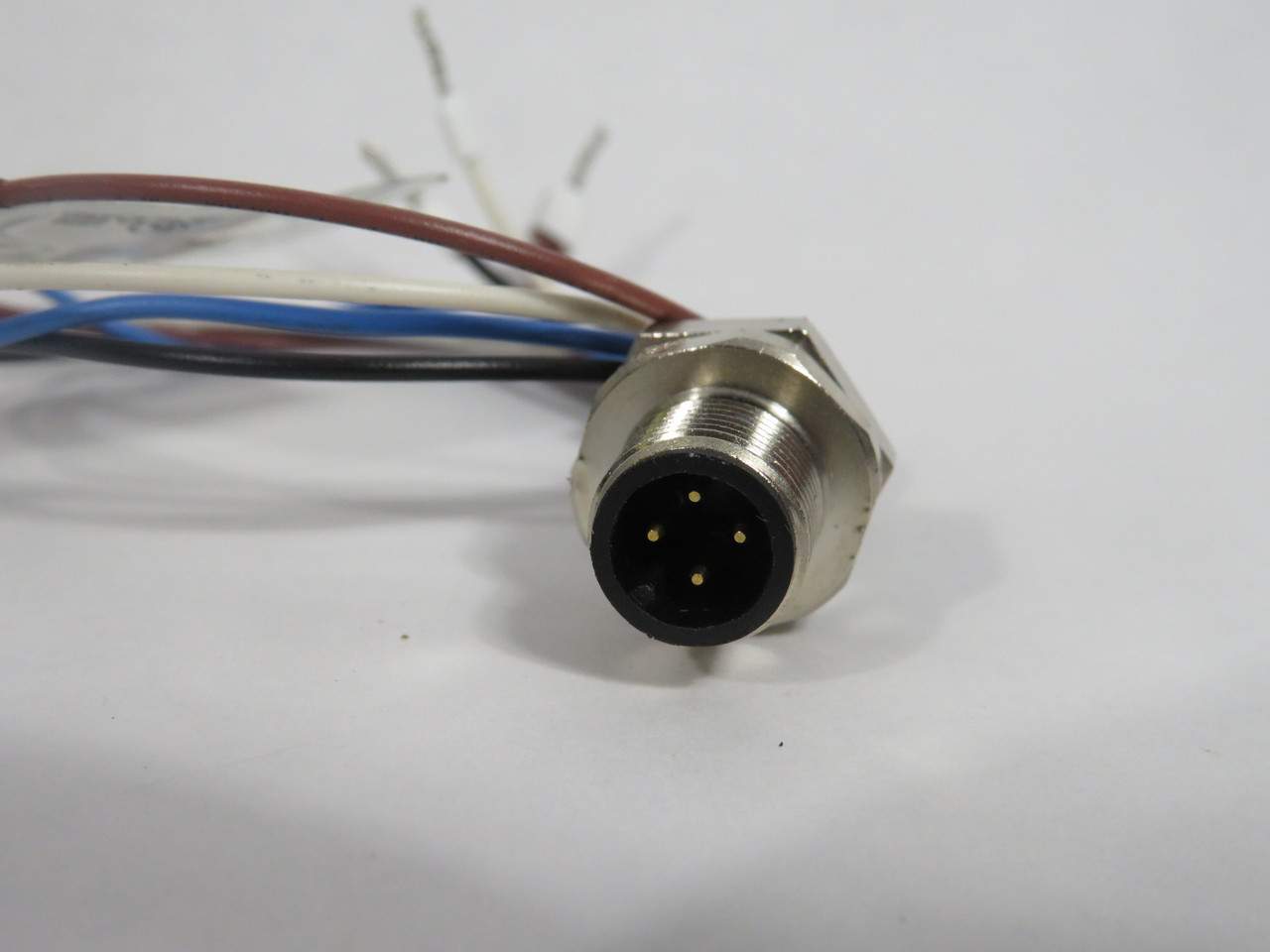 Turck FS 4.4-0.5/18.25 Male Connector 4-Wire 1/4-18NPT U9507 CUT TO 27cm USED