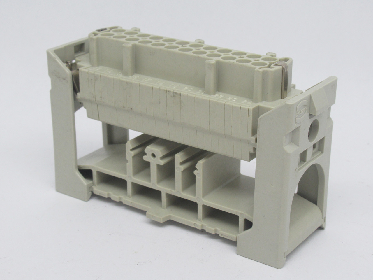 Harting HAN-ES-24F Insert Cageclamp Connector Assembly 48 Contacts 600V USED