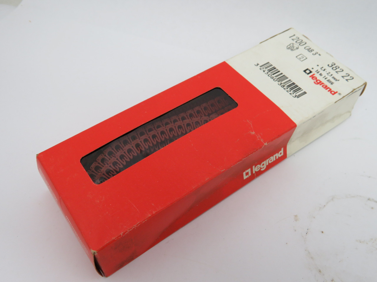 Legrand 38222 CAB3 Red Wire Marker Sleeve "2" 1.5-2.5mm2 Lot of 627 NEW