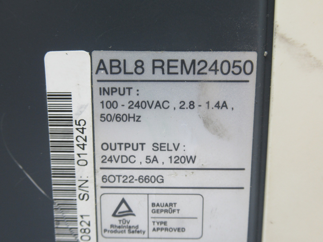 Schneider Electric ABL8REM24050 Regulated Switch Power Supply 24VDC Output USED