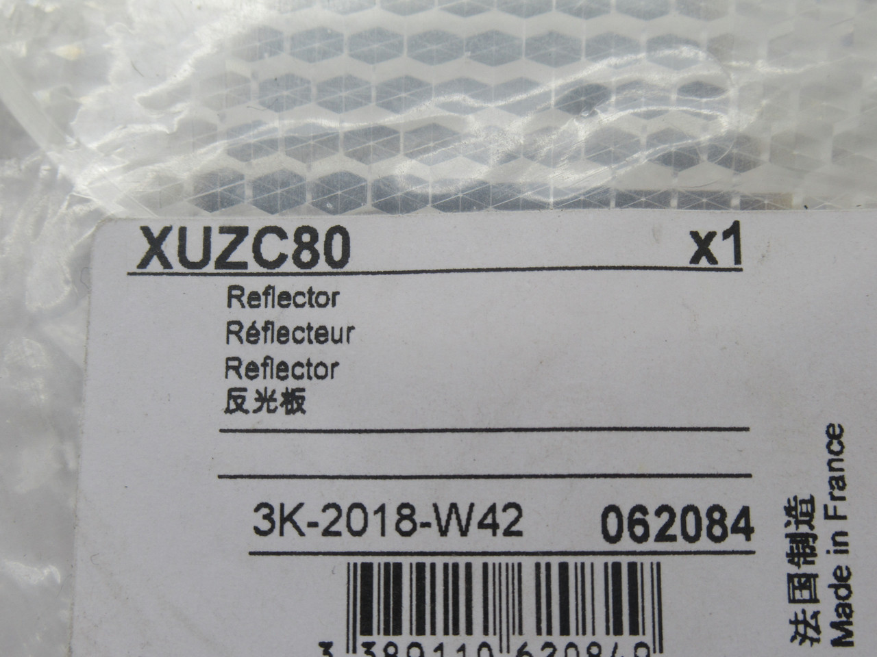 Telemecanique XUZC80 Photoelectric Sensor Reflector 80mm D NWB