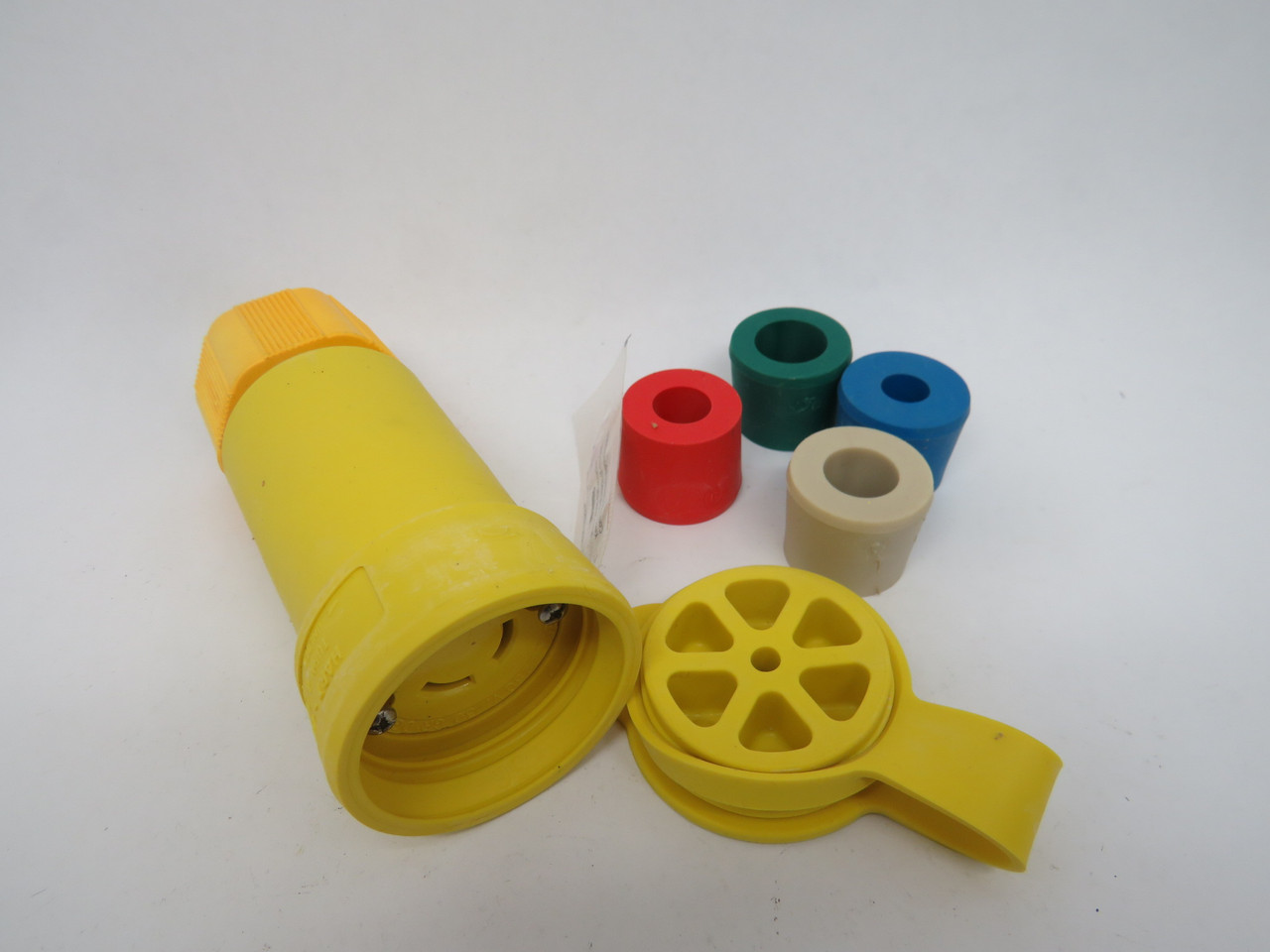 Eaton Arrow Hart L1520CW Connector 20A 250VAC 4W 3P *No Black Grommet* NEW