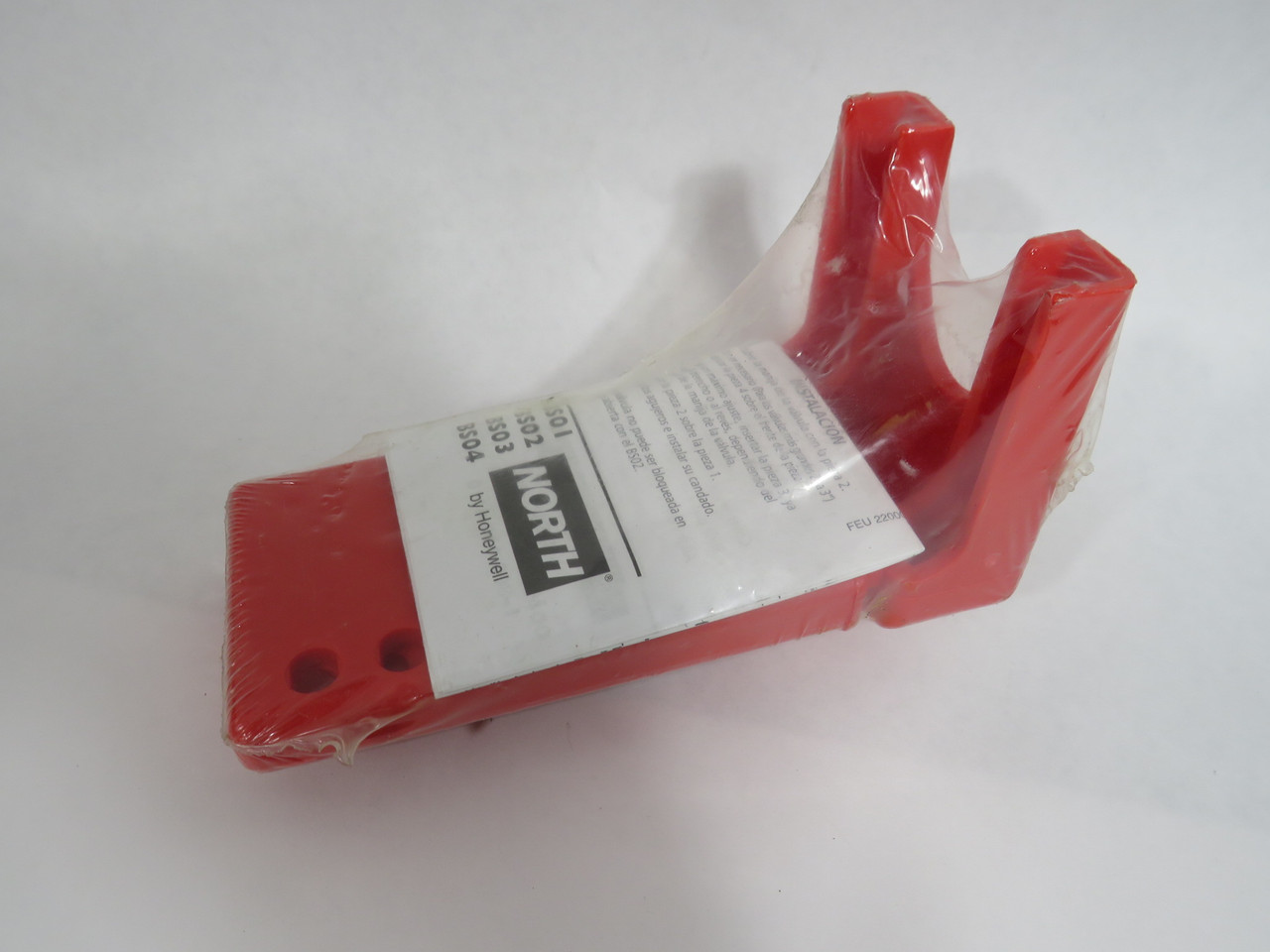 North Honeywell BS01R Red Ball Valve Lockout 7/8"W 3/8"-1-1/4" *Holey Bag* NWB