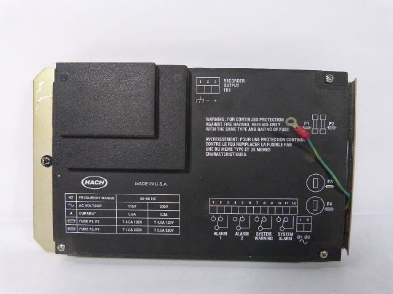 Hach TB-1 Surface Scatter 6 Turbidimeter Panel ! AS IS !