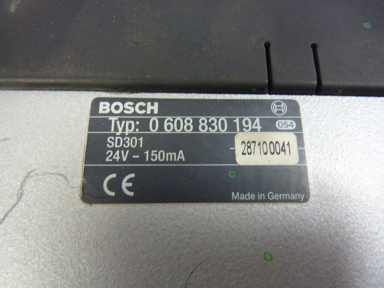 Bosch 0608830194 Operator Interface Panel 24VDC USED