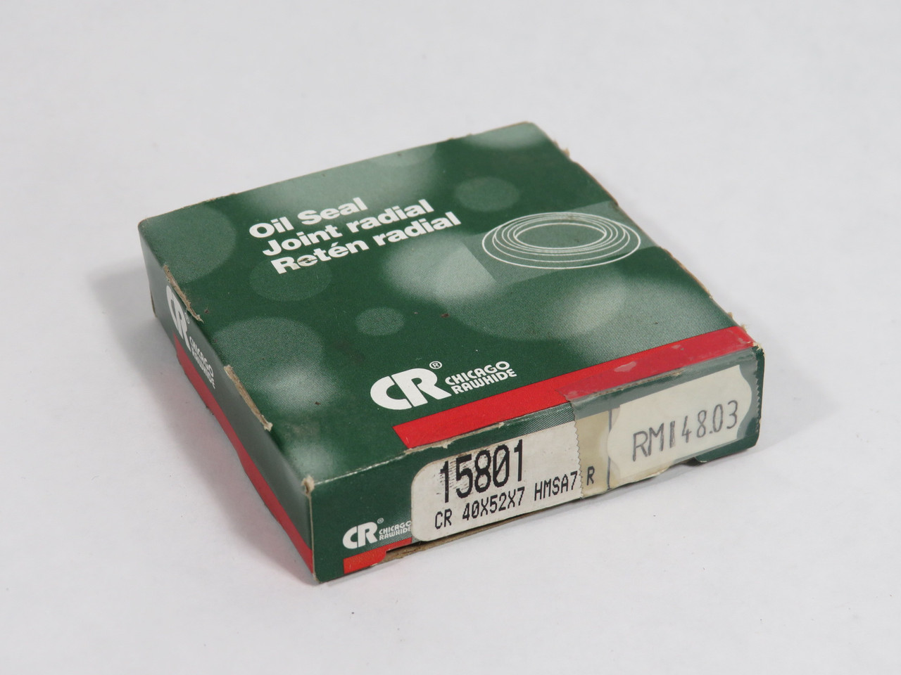 Chicago Rawhide 15801 Nitrile Oil Seal 40mm ID 52mm OD 7mm W NEW