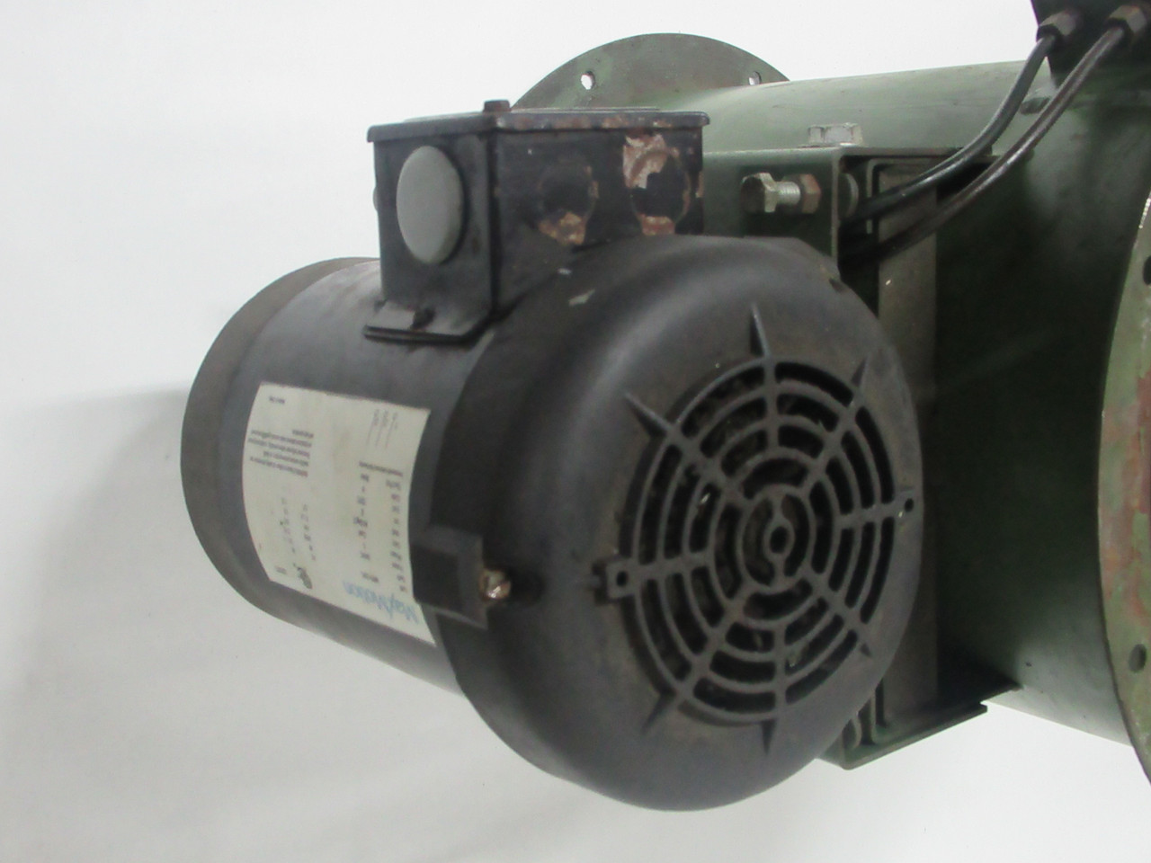 Delhi BTA12T30050P Duct Fan C/W MaxMotion Motor 0.5HP 1725RPM 575V 56HC USED