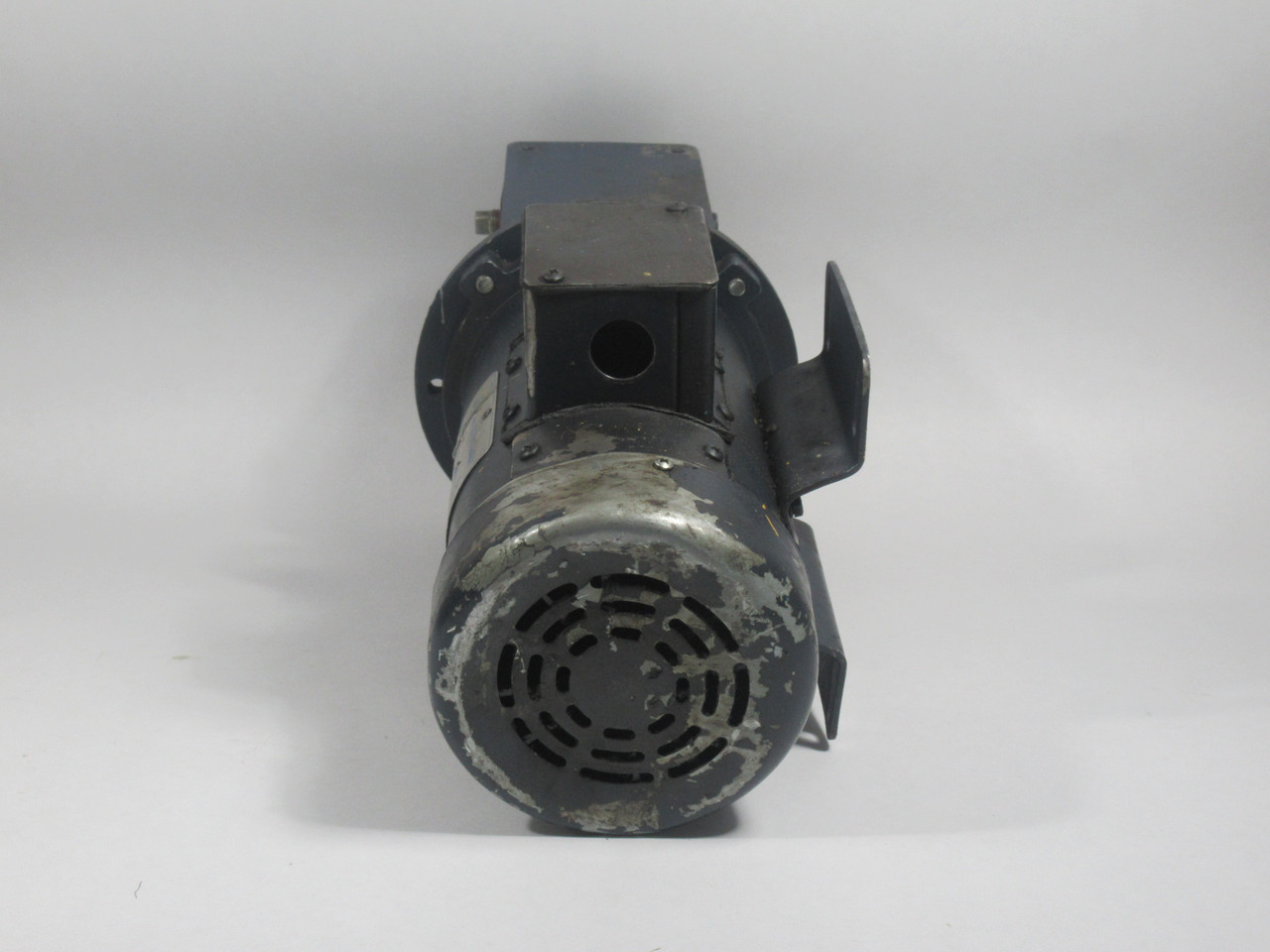 Leeson 1/3HP 1750RPM 90VDC MSS56C TEFC 3Ph 3.5A C/W Gear Reducer 20:1 Ratio USED