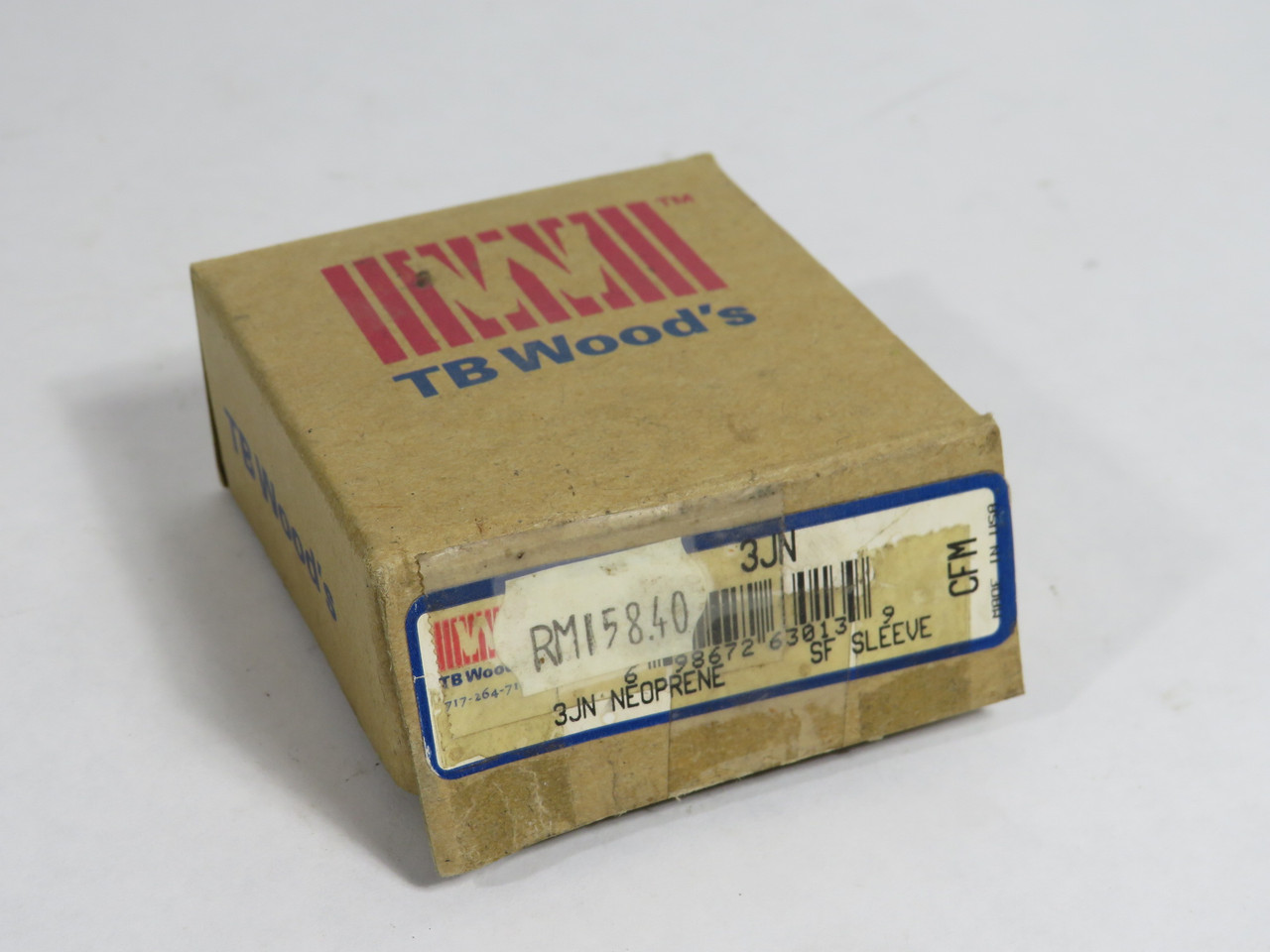 TB Wood's 3JN Neoprene Sure-Flex Sleeve 1-7/8" D 1" W NEW