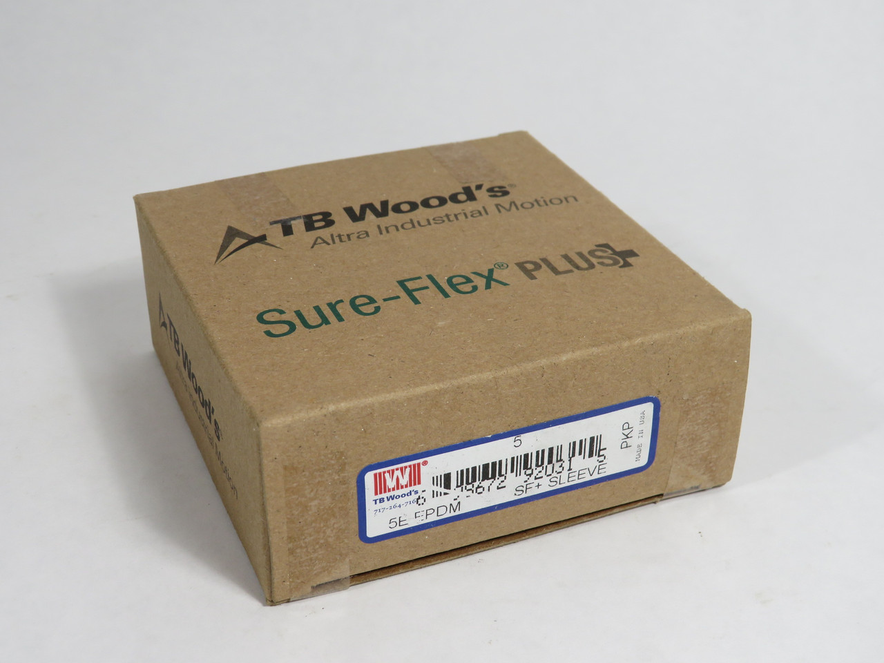 TB Wood's 5 EPDM 5E Sure-Flex Plus Sleeve 2-15/16" D 1-9/16" W NEW