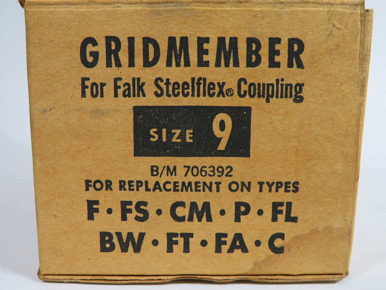 Falk 706392 Size 9 Gridmember for F, FS, CM, P, FL, BW, FT, BA, C NEW