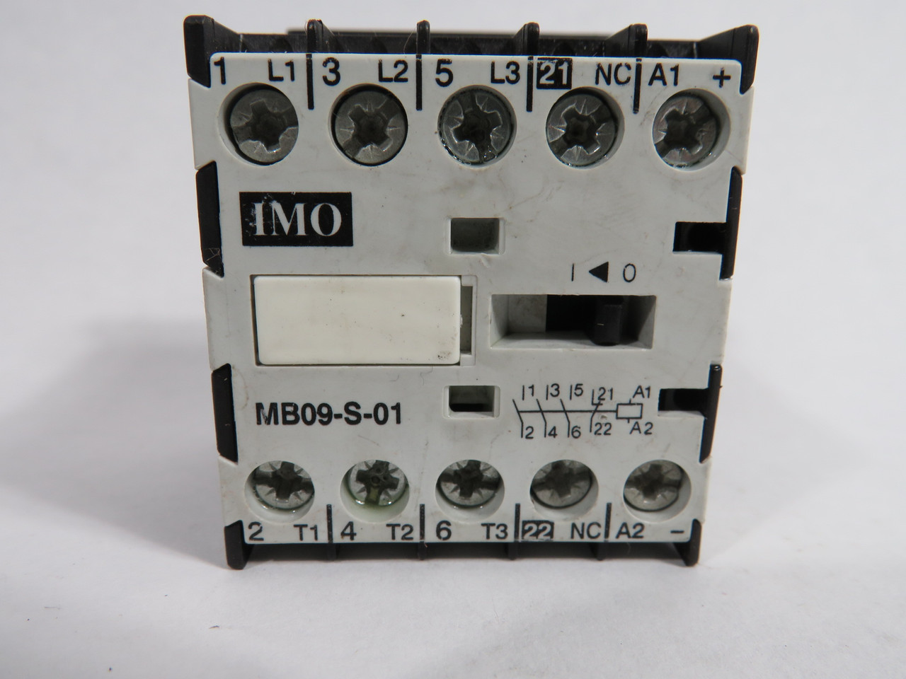 IMO MB09-S-01=24 Mini Contactor 24VDC 3-Pole 1NC USED