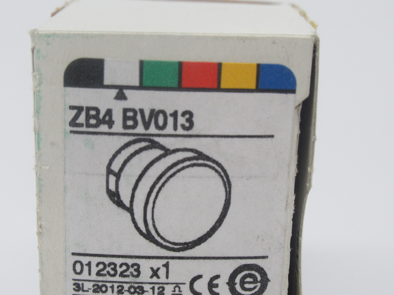 Schneider Electric ZB4BV013 Pilot Light Head White 22mm D NEW