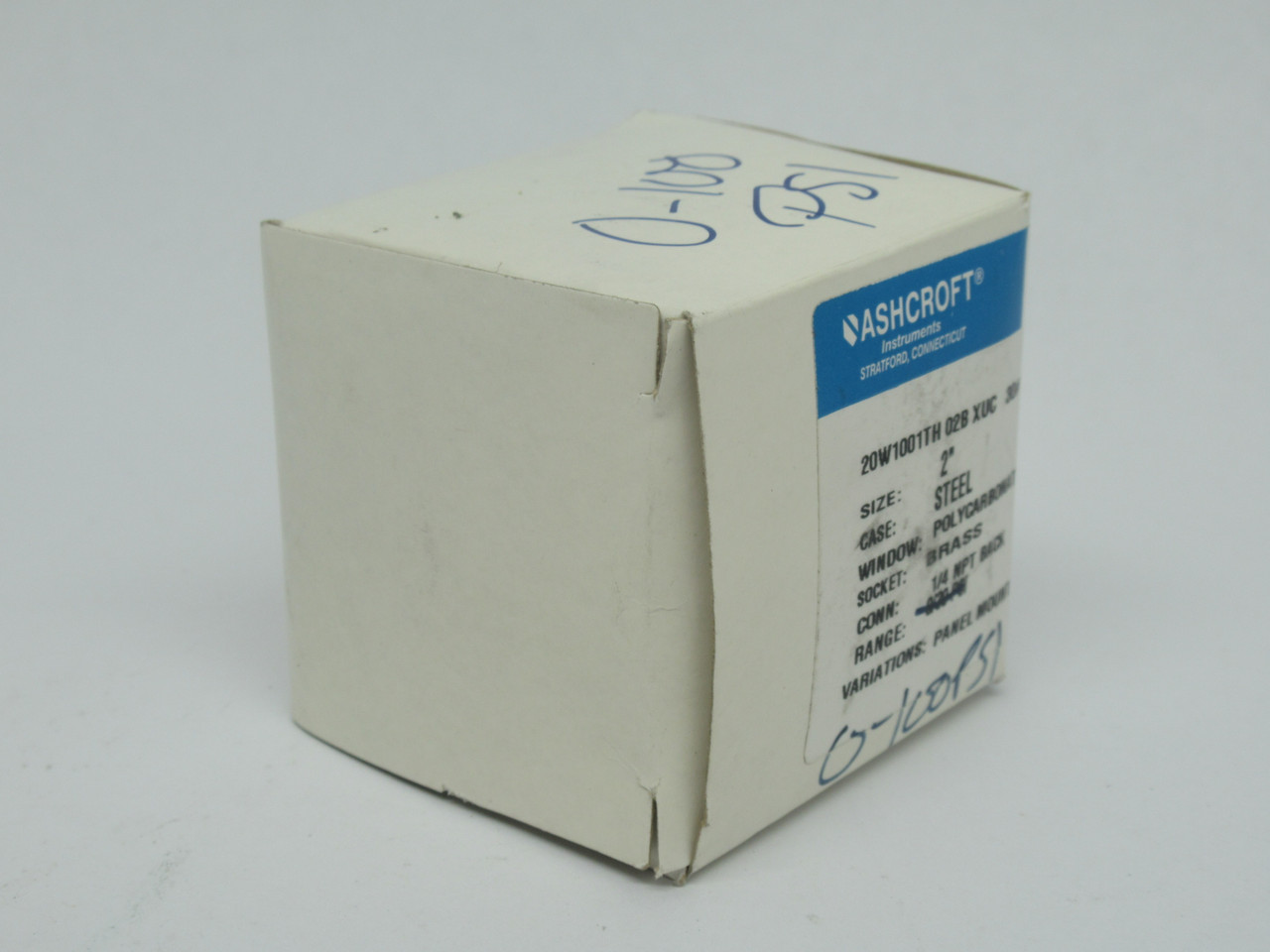 Ashcroft 20W1001TH02BXUC100 Pressure Gauge 2"D 0-100psi Range 1/4"NPT USED