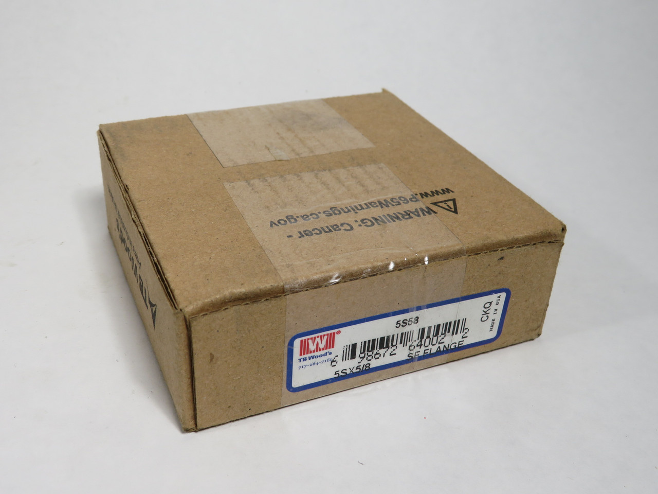 TB Wood's 5S58 Sleeve Coupling Flange 5/8" Bore 3.250"OD 1-11/32" LTB NEW