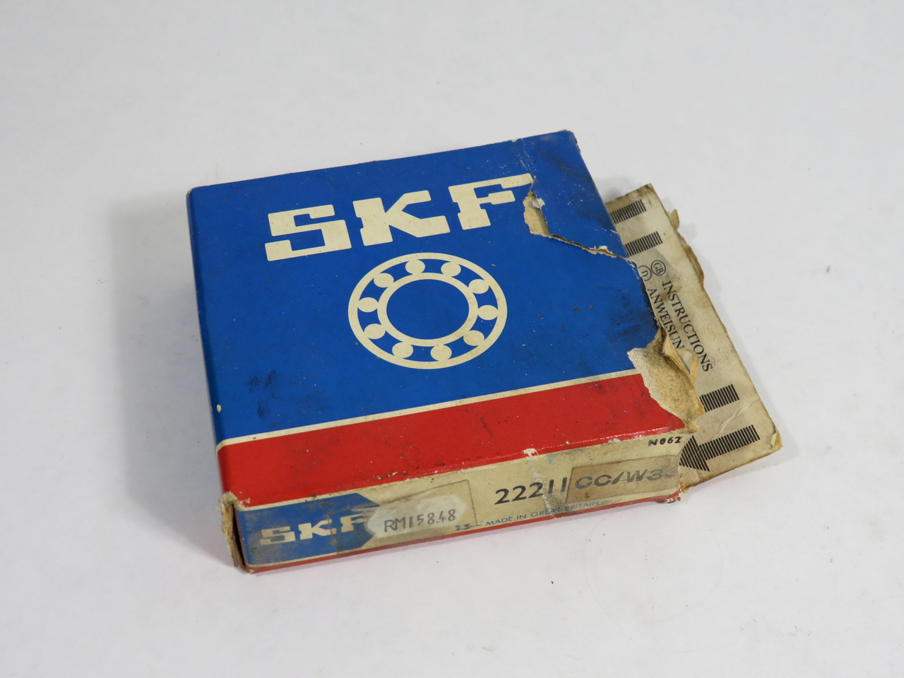 SKF 22211 E Spherical Roller Bearing 100mm OD 55mm ID 25mm W NOP