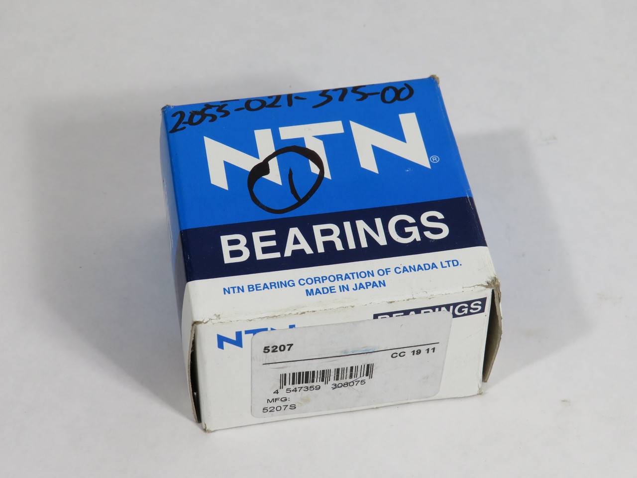 NTN 5207 Double Row Angular Contact Ball Bearing 72mm OD 35mm ID 27mm W NEW