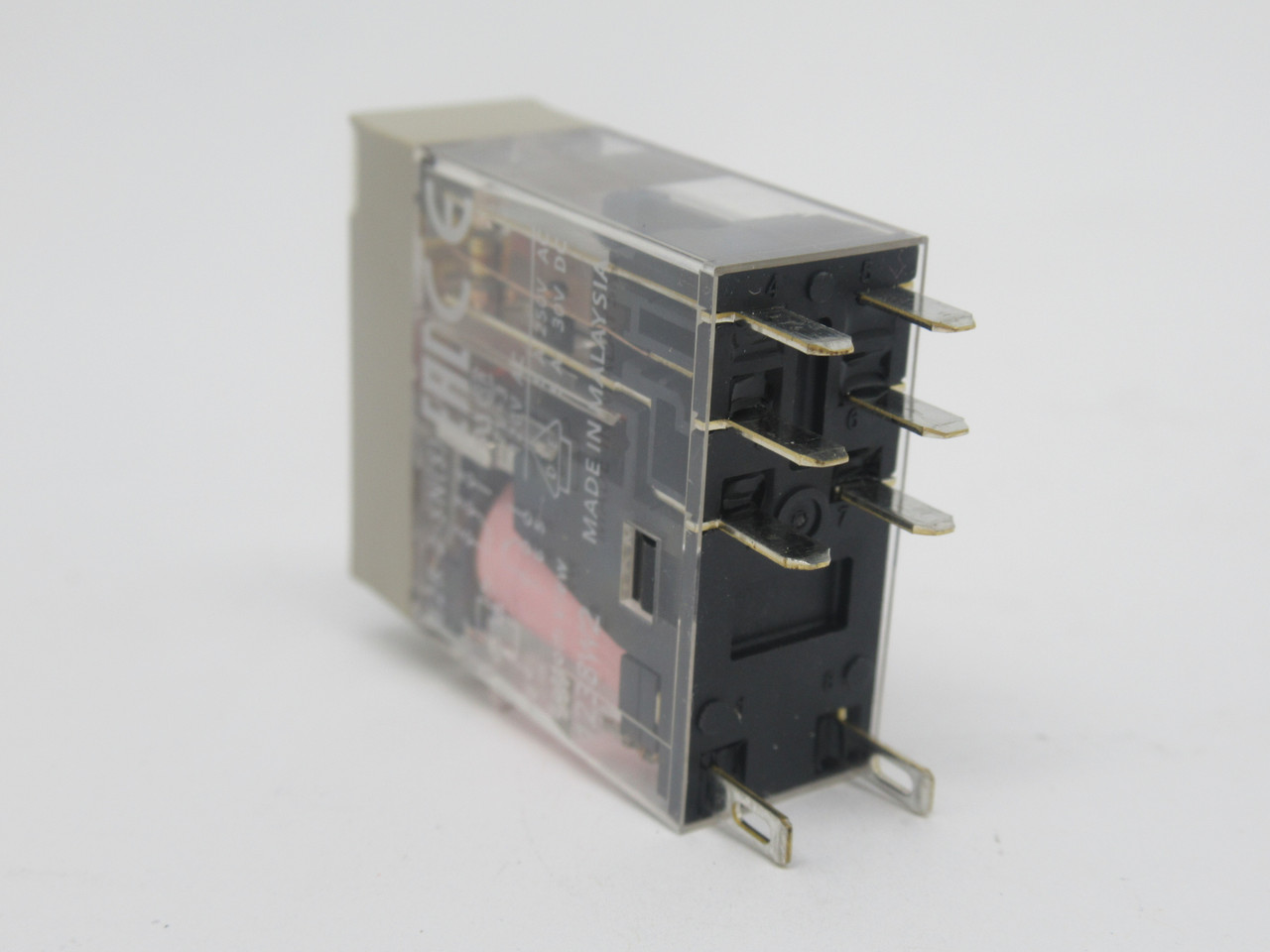 Omron G2R-2-SN-AC24(S) Plug In Relay w/ LED Indicator Red 24VAC 5A 8-Pin NOP