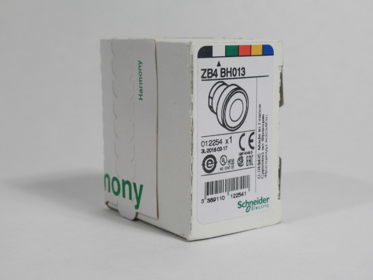 Schneider Electric ZB4BH013 Illuminated Push Button Head White 22mm D NEW