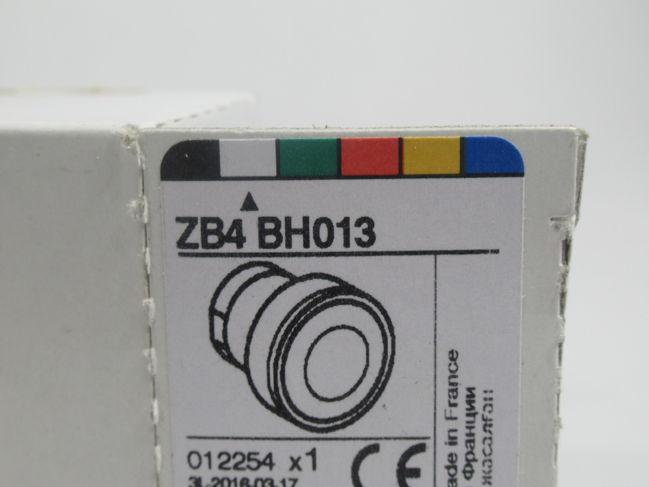 Schneider Electric ZB4BH013 Illuminated Push Button Head White 22mm D NEW