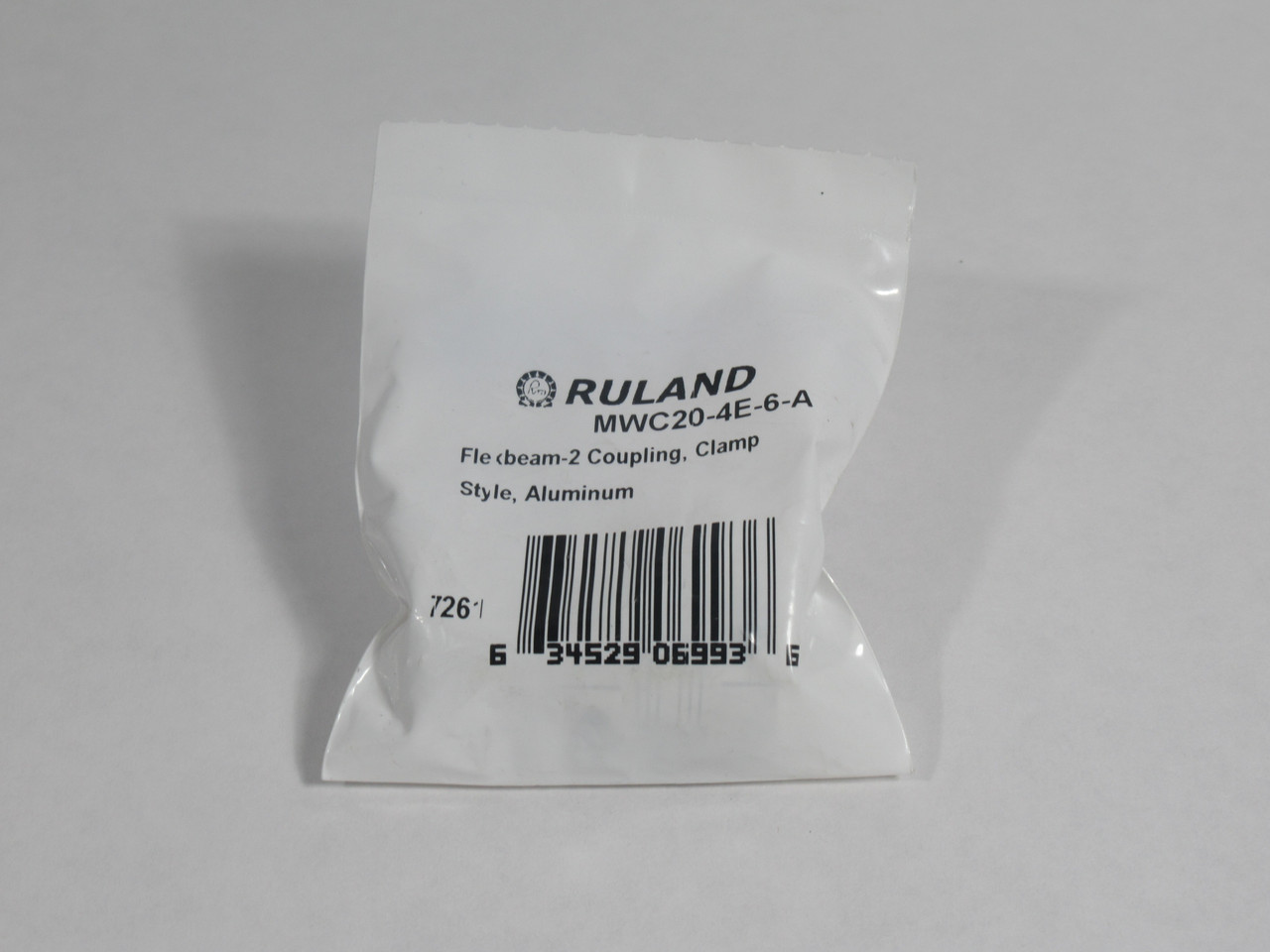 Ruland MWC20-4E-6-A 2 Beam Clamp Coupling 4mm x 6mm Aluminum 20mm OD NWB