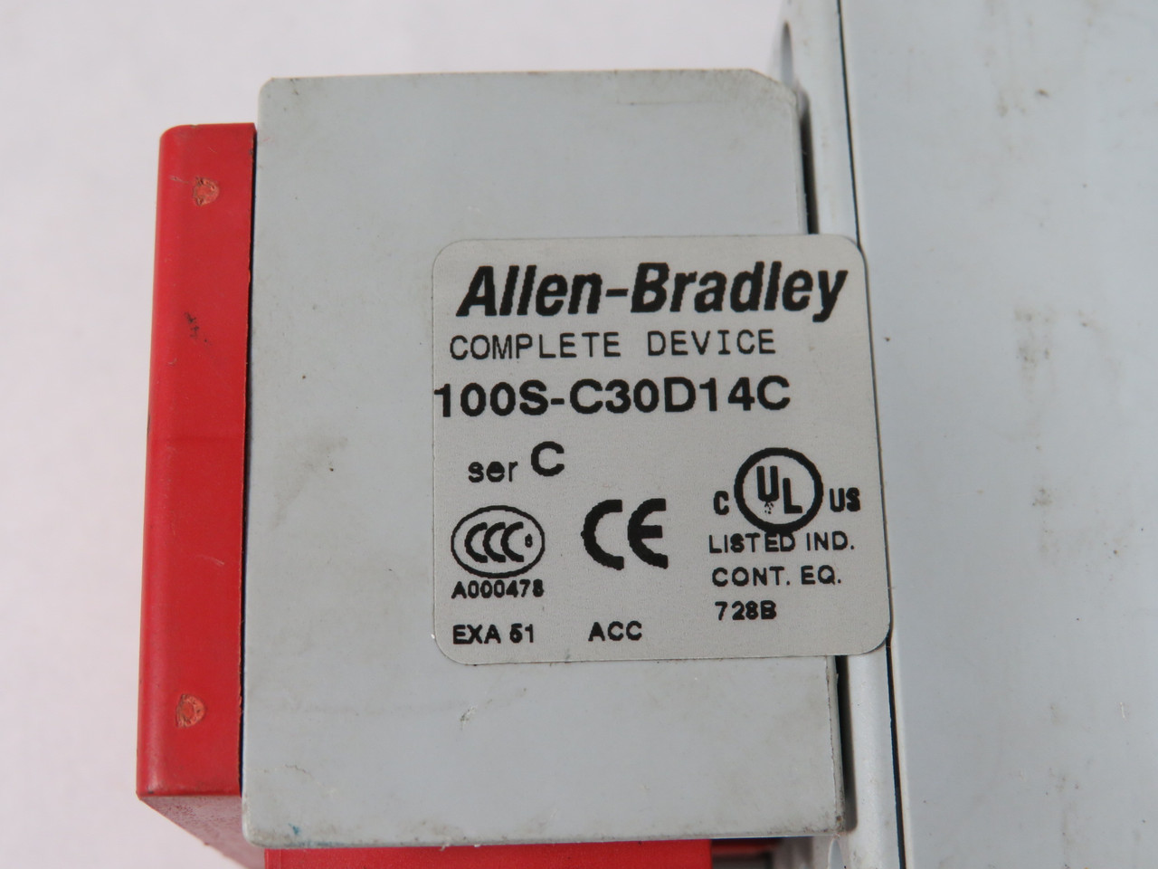 Allen-Bradley 100S-C30D14C Contactor 110/120V 50/60Hz 30A USED