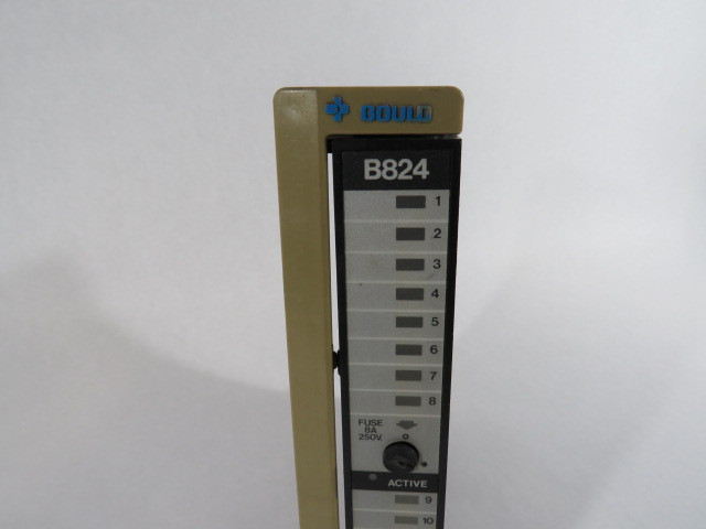 Gould Modicon B824-016 Output Module 24VDC Fuse 8A 250V USED