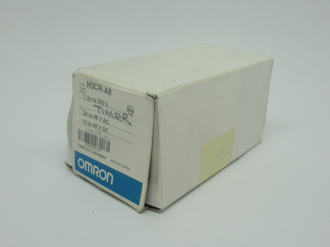 Omron H3CR-A8 AC24-48/DC12-48 Solid State Timer 0.05s-300h *DAMAGED BOX* NEW