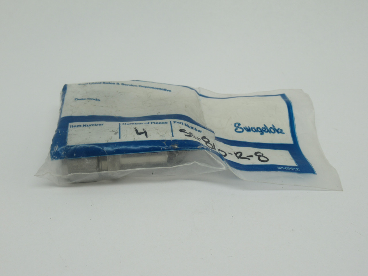 Swagelok SS-810-R-8 Tube Fitting Reducer 1/2"OD x 1/2" Tube Adapter *4-Pack* NWB