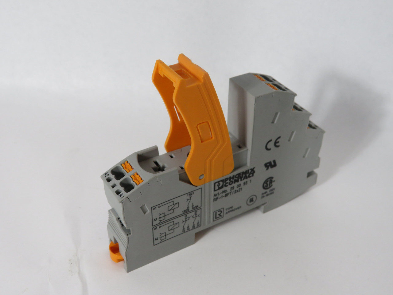 Phoenix Contact 2900931 RIF-1-BPT/2X21 Relay Base 12-24VDC 2x8A 250VAC USED