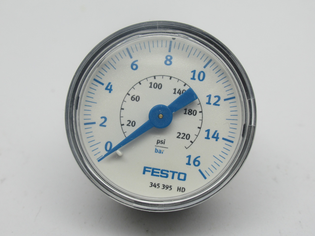 Festo 345395 MA-40-16-1/8 Manometer Pressure Gauge 0-16Bar 0-232Psi 40mm D NEW
