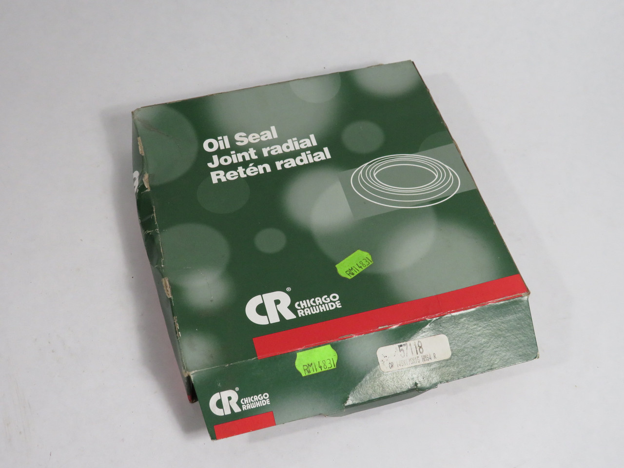 Chicago Rawhide 57118 Nitrile Oil Seal 145mm ID 175mm OD 15mm W KOK BOX DMG NEW